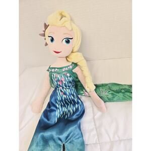 20" DISNEY PRINCESS ELSA SOFT BODY DOLL FROZEN FOREVER 2015. NORTHWEST